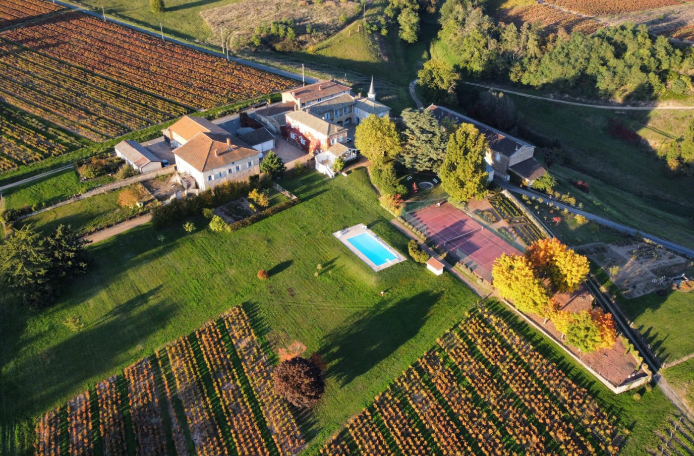 Photo vu du ciel château Grand'Grange